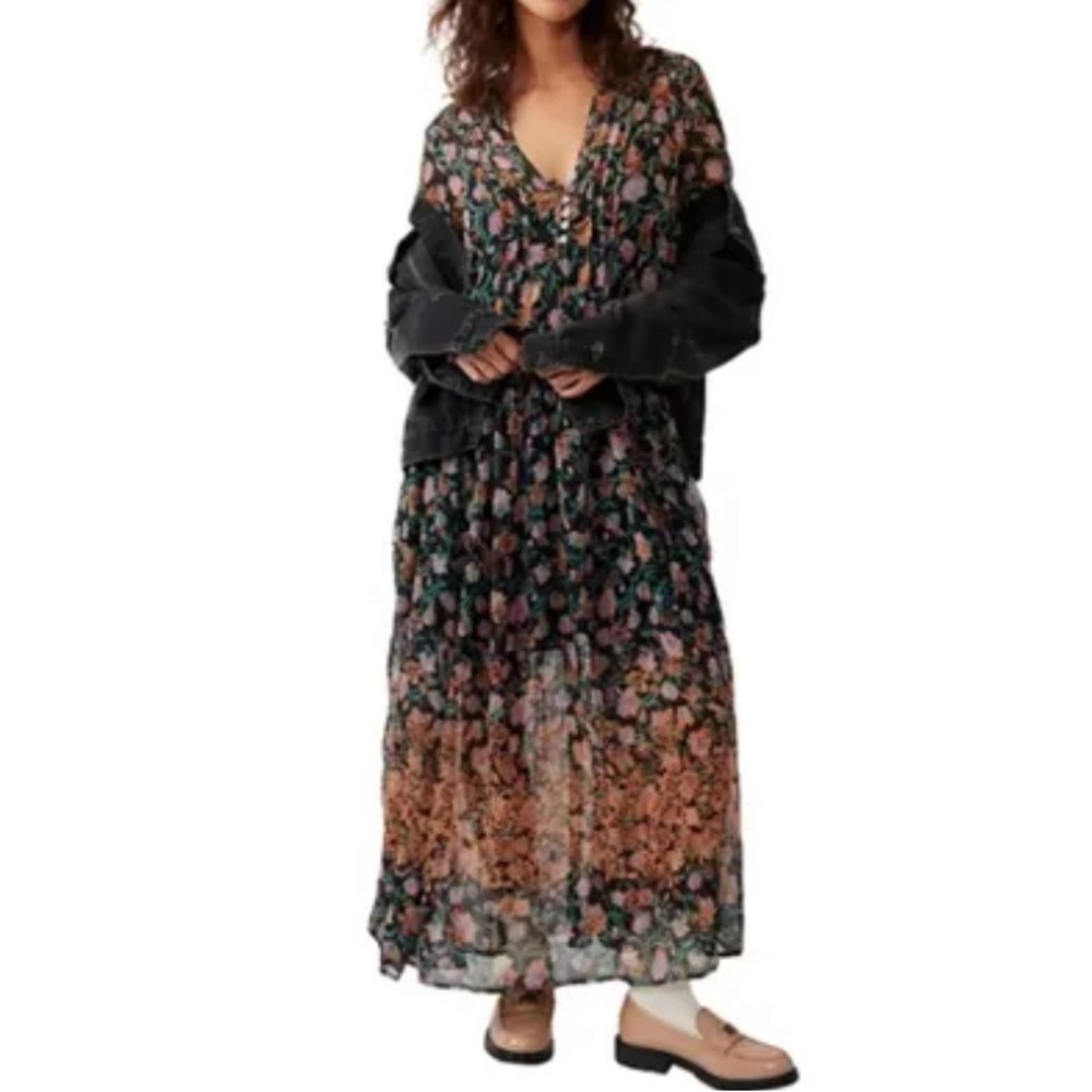 NWT Free People Womens Sheer Long Maxi Dress. Various Sizes